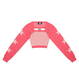 Women Sweater Short Knitwear for Girls Autumn XINGX Top