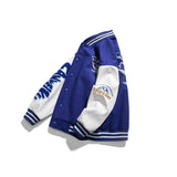 Unisex Jacket Autumn Embroidery Baseball Uniform Jacket Women's Clothing