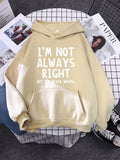 Women's Hoodie Cool Interesting Letters Printed Tops