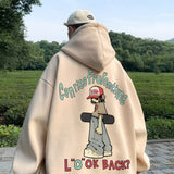Men Hoodie Hooded Sweater Men Spring and Autumn Coat Fashion Brand Loose BF Idle Style