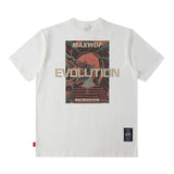 Men T Shirt Retro Men's Short-Sleeved T-shirt Casual Men and Women