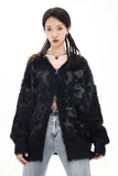 Unisex Jacket Autumn Mink Fur Zipper Cardigan Women's Clothes