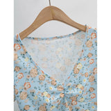 Women T-shirt Summer Short-Sleeved Top Short T-shirt