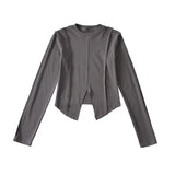 Women T-Shirt Long Sleeve Bottoming Shirt for Women Autumn