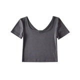Women T-Shirt Short-Sleeved T-shirt Women's Summer Top Bottoming Shirt