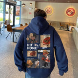 Men Hoodie Hooded Sweater Men's Autumn Fashion Brand High Street Coat