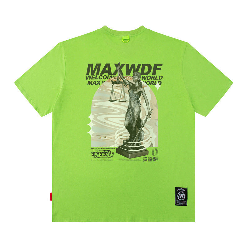 Men T Shirt Summer Street Style Short Sleeve T-shirt Men Loose Men's Clothing