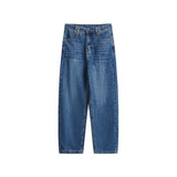 Unisex Pants Autumn Workwear Daddy Jeans
