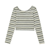 Women Long Sleeve T-Shirt Long Sleeve T-shirt Women's Spring and Autumn Casual Crew Neck Casual