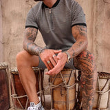Men Co-Ords Summer Men's Suit Sports Casual Knitted