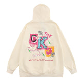 Men Hoodie Letter Printed Hoodie Loose Casual Long Sleeves Pullover Hoodie Men