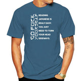 Men t-shirt Reading Japanese is really easy shirt