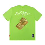 Men T Shirt Printed Short-Sleeved T-shirt Men's Summer Retro Loose