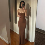 Women Dresses Slim-Fit Hip Strap Long Fishtail Skirt