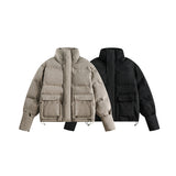 Unisex Jacket Winter European American Style Hot Girl Cotton-Padded Clothes for Women