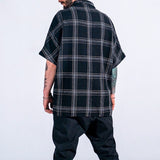 Men's Shirt Summer Men's Casual Fashion Loose Plaid Short Sleeve