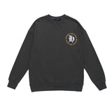 Men Long Sleeve Shirt Loose round Neck Sweater Male Letter Top Autumn