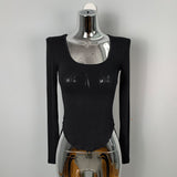 Women Long Sleeve Shirt Women's Tight Slimming Long Sleeve Top