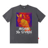 Men T Shirt Men's Loose Printed Fashion Brand Men's Summer T-shirt