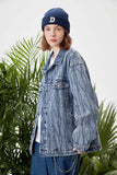Unisex Jacket Autumn Jacquard Denim Jacket Women's Clothing