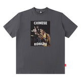 Men T Shirt Fashion Brand Street Printing round Neck Loose Short Sleeves T-shirt Men and Women
