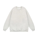 Men Hoodie Crew Neck Sweater Men's Loose and Simple Long Sleeve Pullover