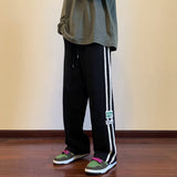 Men Sweatpants Striped Track Sweatpants Male Autumn Straight Pants