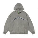 Men Hoodie Cardigan Sweater Men Loose Casual Hooded Coat