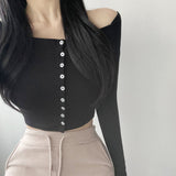 Women Long Sleeve Shirt Women's Tight Long Sleeve T-shirt Top