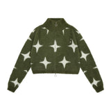 Women Sweater Cropped Sweater Coat Women's Autumn Winter Coat