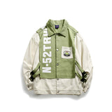 Unisex Jacket Autumn Contrast Colors False-Two-Piece Coat Women's Clothing