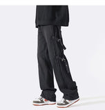Men Sweatpants Overalls Men's Spring and Summer Loose Straight Casual Pants Trendy