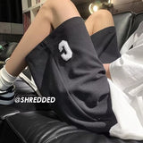 Men Sweatpants Waffle Letter Shorts Men's Loose Summer Sports