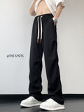 Men Sweatpants Summer Vibe Loose Wide Leg Casual Trousers