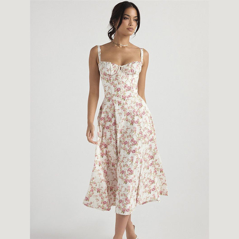 Women Desses Dress Fish Waist-Slimming Long Dress Female
