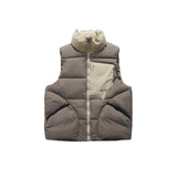 Unisex Sweater Color Matching Cotton Vest