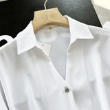 Women T-Shirt Short Sleeve Women's Design Summer V-neck Loose Shirt