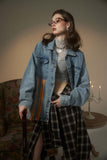 Unisex Jacket Autumn Contrast Color Casual Coat Women's Clothing