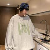 Men Hoodie Dark Gray round Neck Sweater for Boys