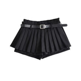Women's Skirt Pleated Pantskirt Short Skirt Women's Summer Ins Casual Skirt