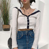 Women's Long Sleeve Shirt V-neck Top Women's Short Long Sleeve