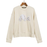 Palm Angle Sweatshirt Palm Angels Embroidery Crew Neck Pullover Sweatshirt Men and Women Loose