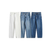 Unisex Pants Autumn Workwear Daddy Jeans