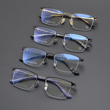 CHH Chrome Hearts Glasses Pure Titanium Glasses Myopia Glasses Frame Ultra Light Business Half Frame