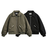 Unisex down jacket men's winter detachable fur collar
