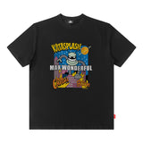 Men T Shirt Short Sleeve T-shirt Men and Women Loose