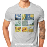 Vintage Alternative Funny Artwork Van Gogh Painting Men