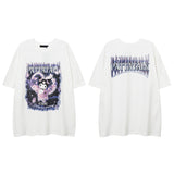 Men T Shirt Doberman Pinscher Printed Short-Sleeved T-shirt Men's and Women's Ins Style National Fashion Brand Hip Hop