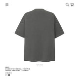 American vintage street T-shirt pure cotton retro men's and women's summer loose