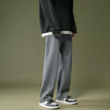Men Sweatpants Men's Spring and Autumn Straight Loose Cargo Pants Korean Style